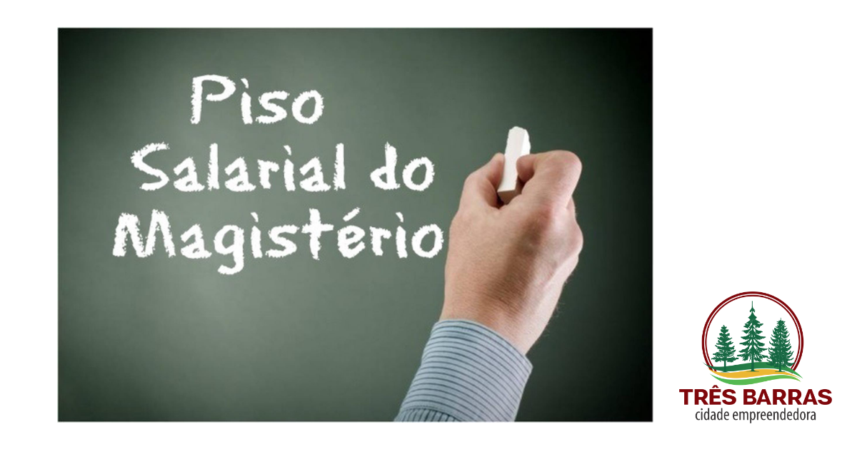 Município de Três Barras pagará reposição de 12,84% aos profissionais de carreira do magistério