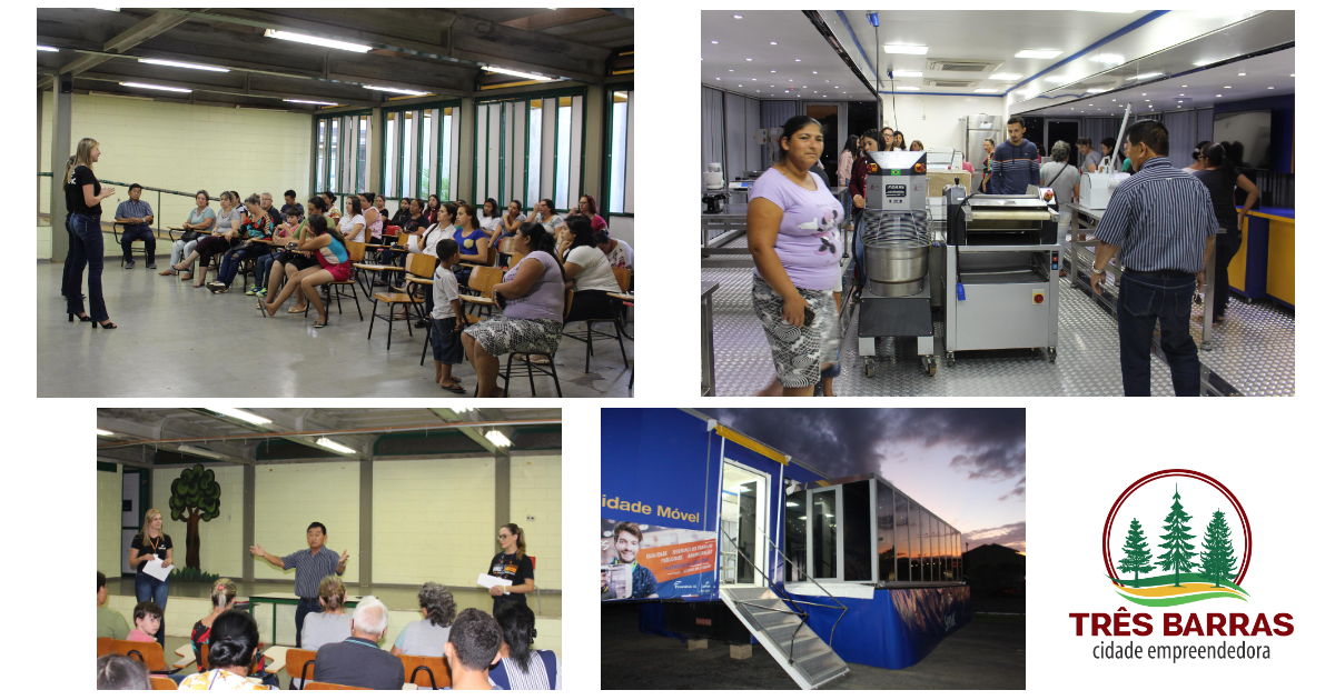 Parceria entre Prefeitura de Três Barras e Senac garante cursos profissionalizantes