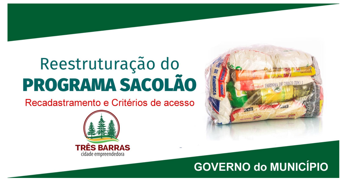 Programa Sacolão: recadastramento dos beneficiários termina nesta sexta-feira