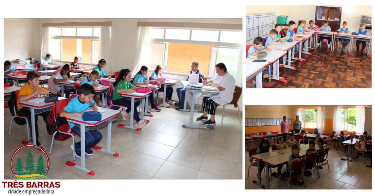 Quase três mil estudantes retornaram às aulas nesta quinta-feira em Três Barras