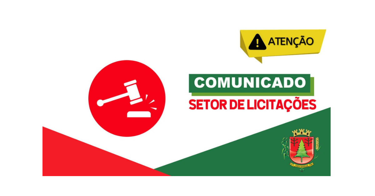 Está suspensa a reunião de abertura e sessão de lances do Procedimento Licitatório n°21/2020