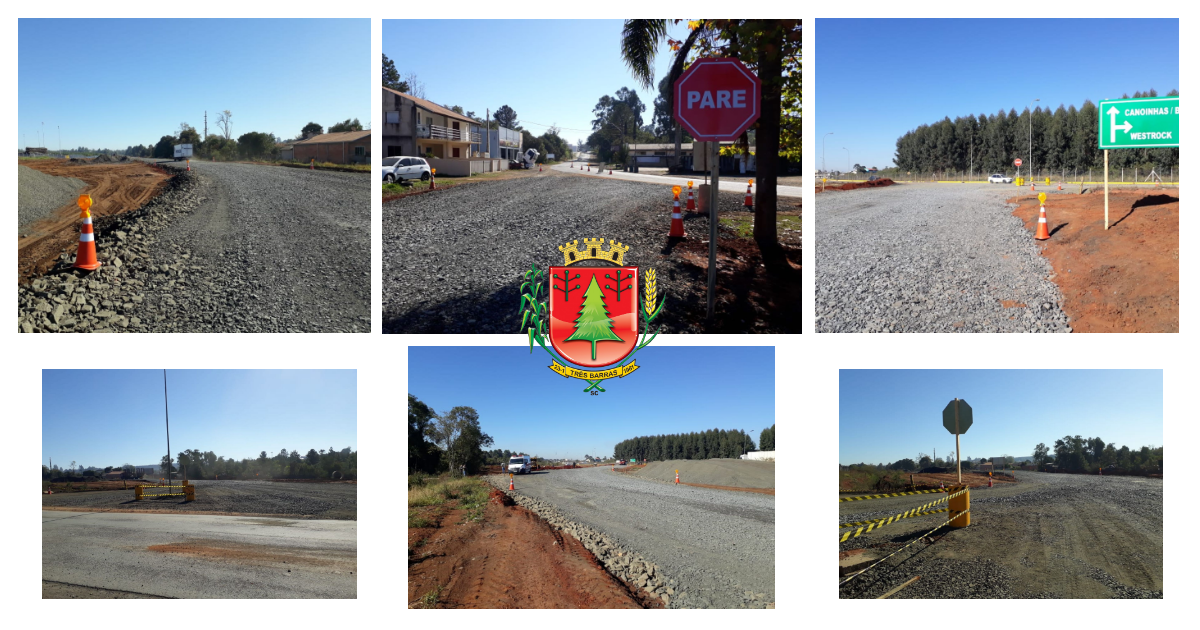 Prefeitura libera trânsito de caminhões pelo desvio viário de Três Barras