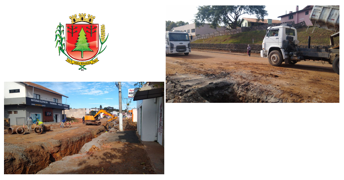 Prefeitura orienta transeuntes a não acessarem local das obras na Avenida Rigesa