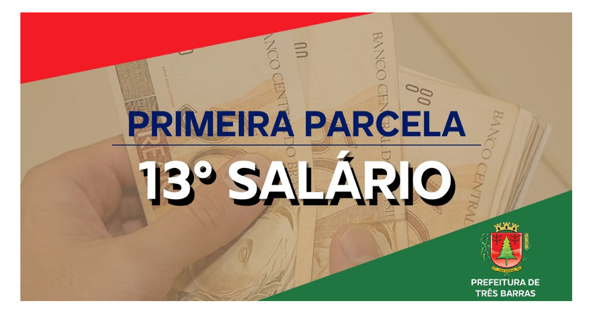 Primeira parcela do 13° salário já está disponível para saque