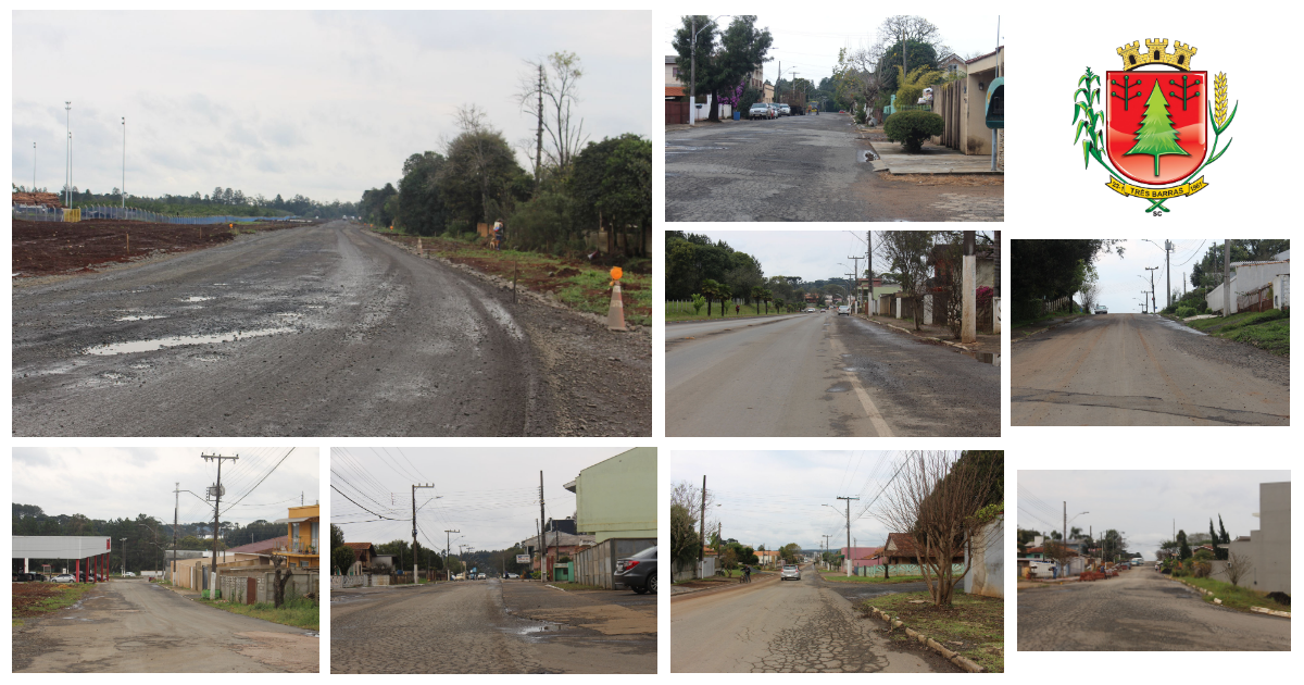 Prefeitura de Três Barras confirma pavimentação asfáltica do desvio rodoviário e reperfilamento de sete ruas