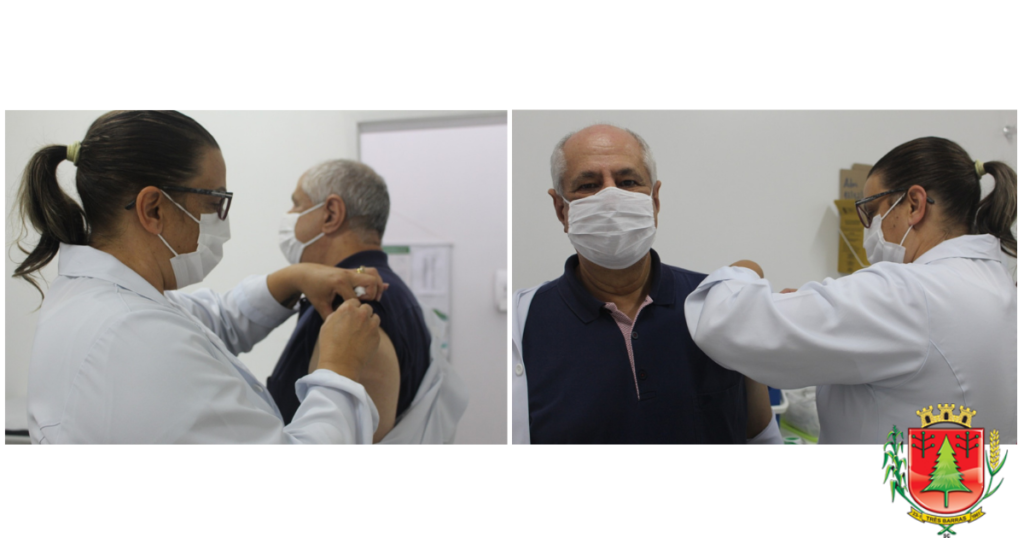 Médico é o primeiro vacinado contra a covid-19 em Três Barras
