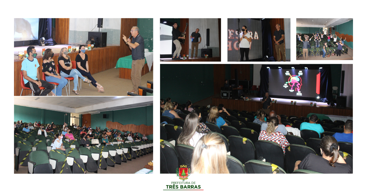 Educação promove capacitação e palestra show para profissionais da rede municipal