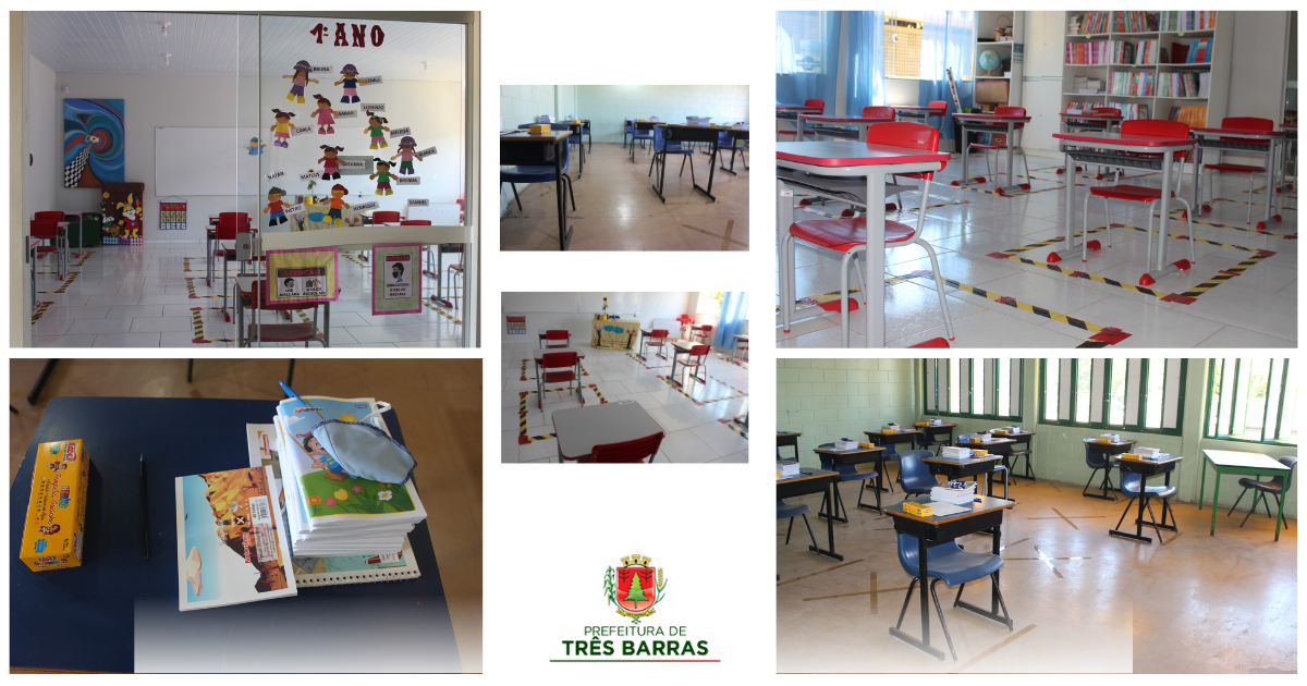 Escolas municipais de Três Barras retomam as aulas nesta quinta-feira