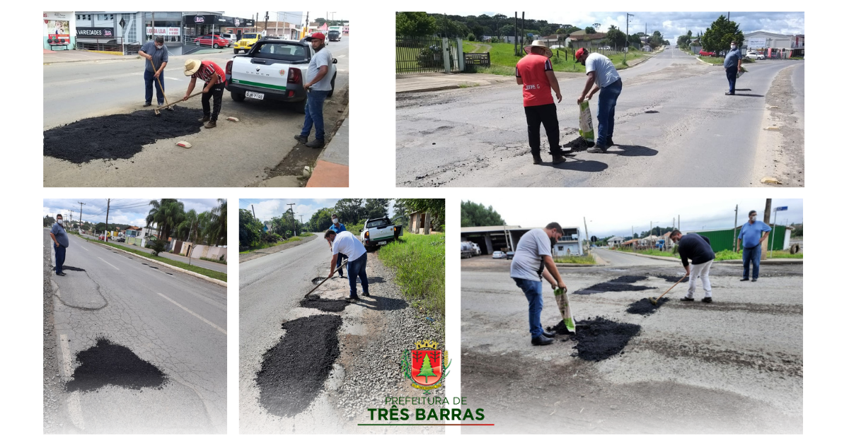 Prefeitura realiza operação tapa-buracos em ruas da sede e do distrito de São Cristóvão