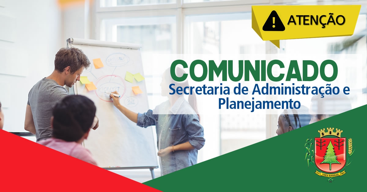 ADMINISTRAÇÃO E PLANEJAMENTO DE TRÊS BARRAS DIVULGA O DIA DE ATENDIMENTO A POPULAÇÃO