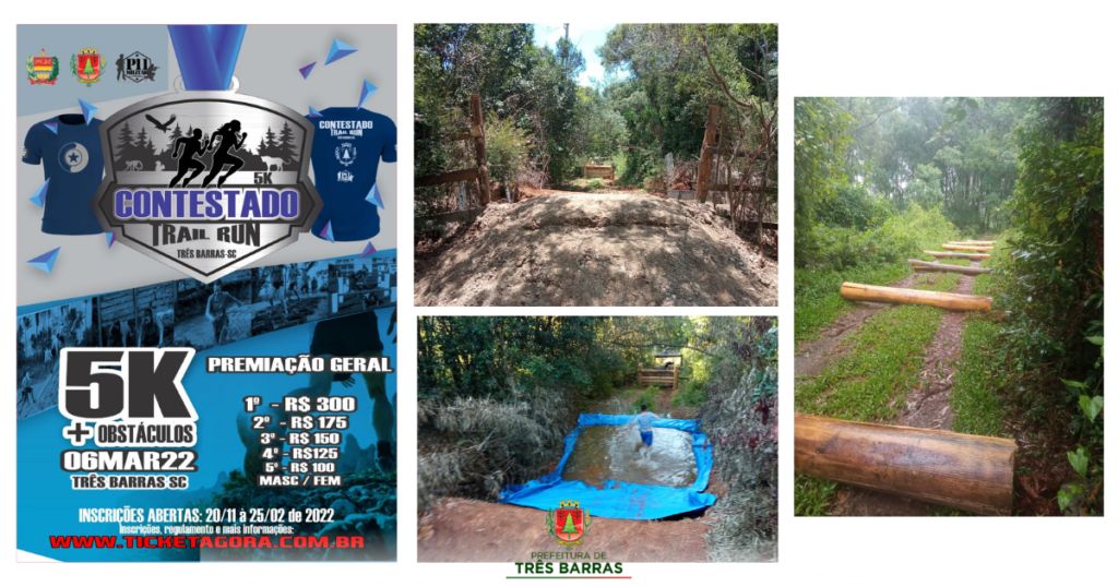 Três Barras sedia corrida de aventura e obstáculos no próximo domingo Três Barras sedia corrida de aventura e obstáculos no próximo domingo