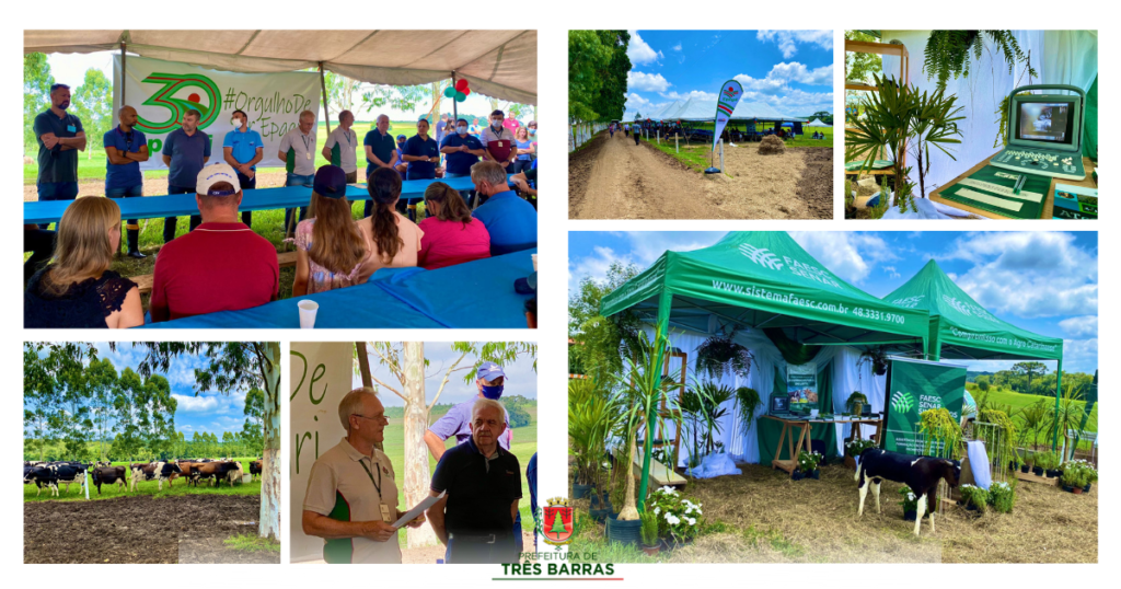 Dia de Campo reúne produtores de leite no interior de Três Barras