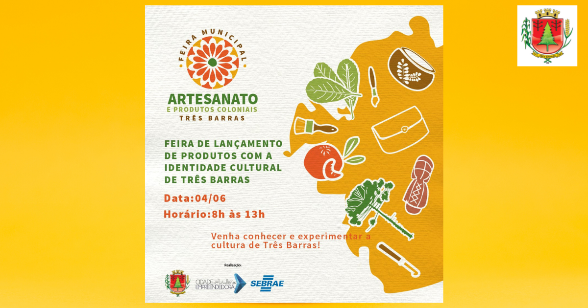 Edição especial: Feira Municipal de Três Barras traz novidades neste sábado, 04