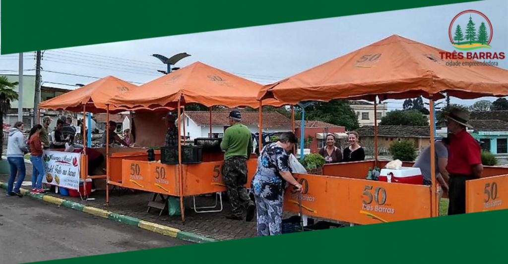 Nesta quarta-feira tem Feira da Agricultura Familiar no centro da cidade