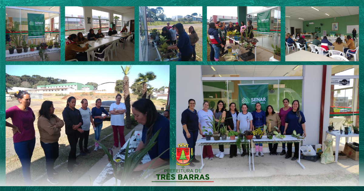 Profissionais de jardinagem participam de curso sobre Floricultura