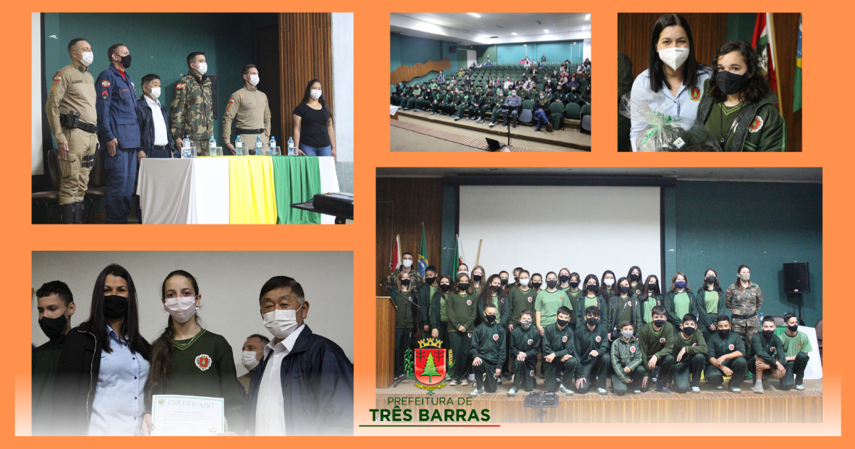 Solenidade marca o início do curso de formação de Protetores Ambientais em Três Barras