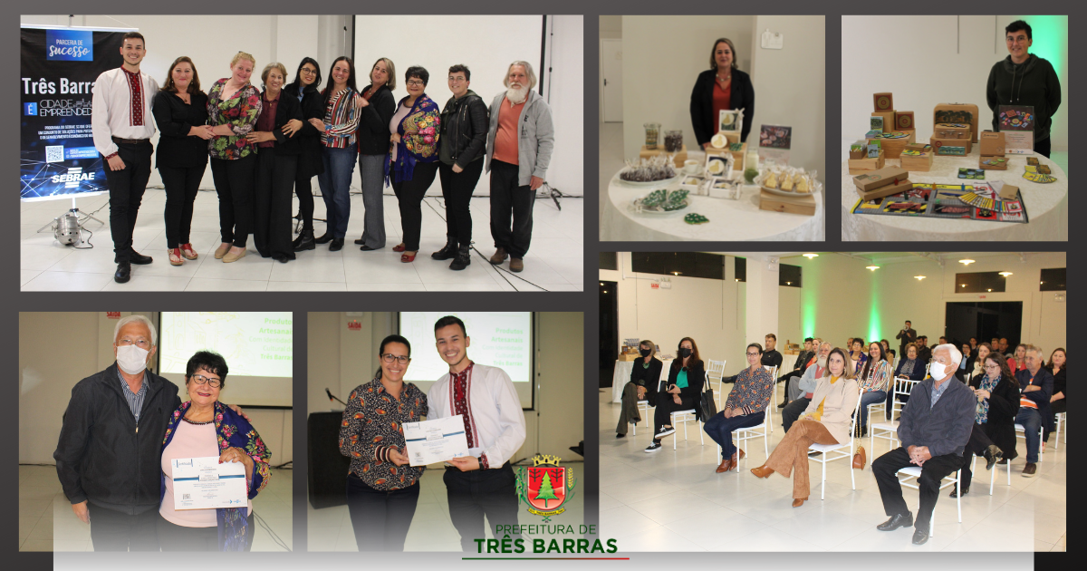 Lançamento oficial dos produtos artesanais com identidade cultural de Três Barras