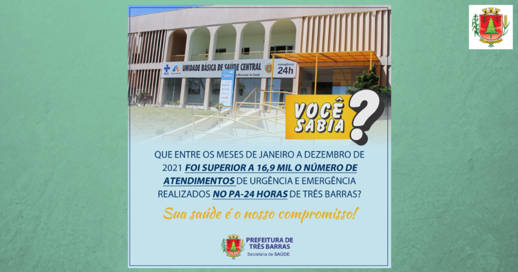 Mais de 16,9 mil atendimentos foram realizados pelo PA-24 horas em 2021