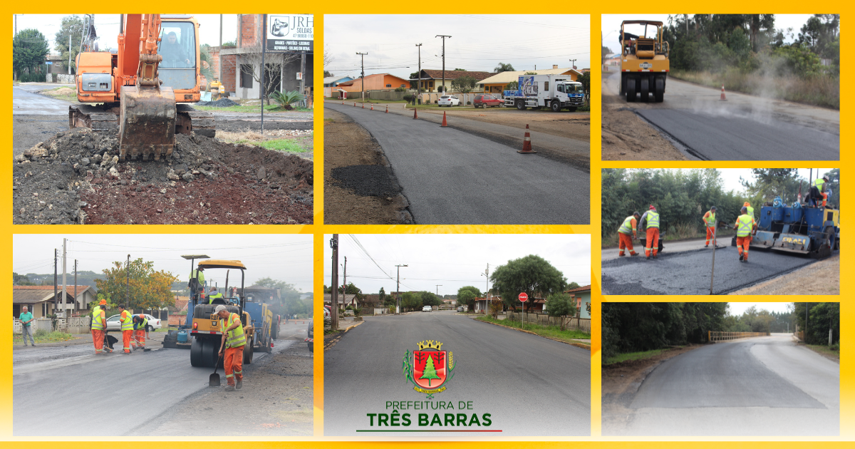 Prefeitura conclui etapa de operação tapa buracos em Três Barras