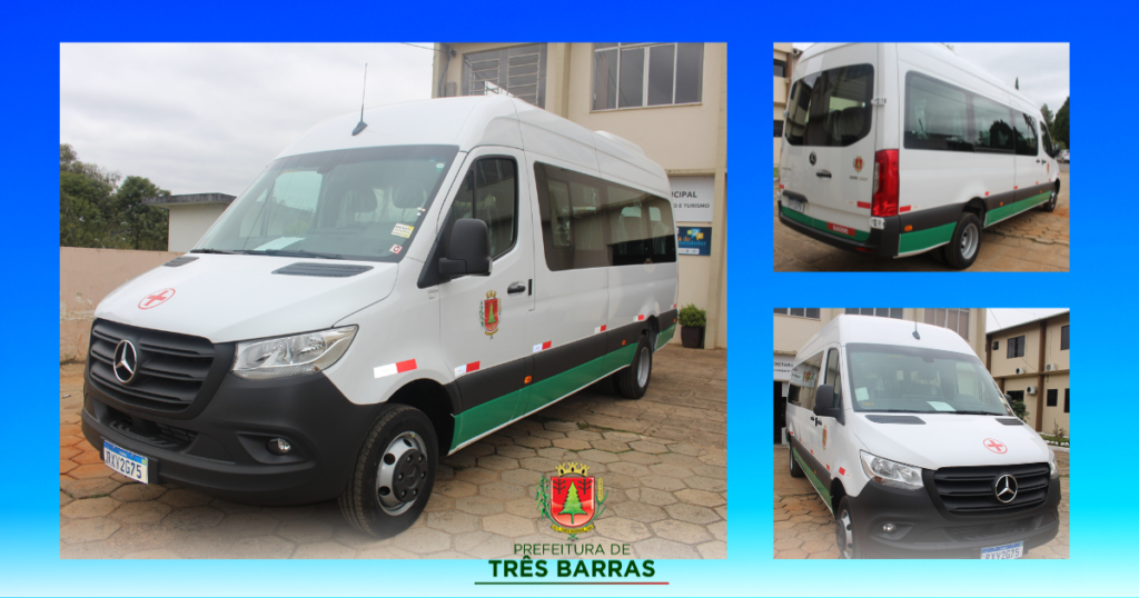Novo veículo Van é incorporado à frota da Saúde municipal de Três Barras