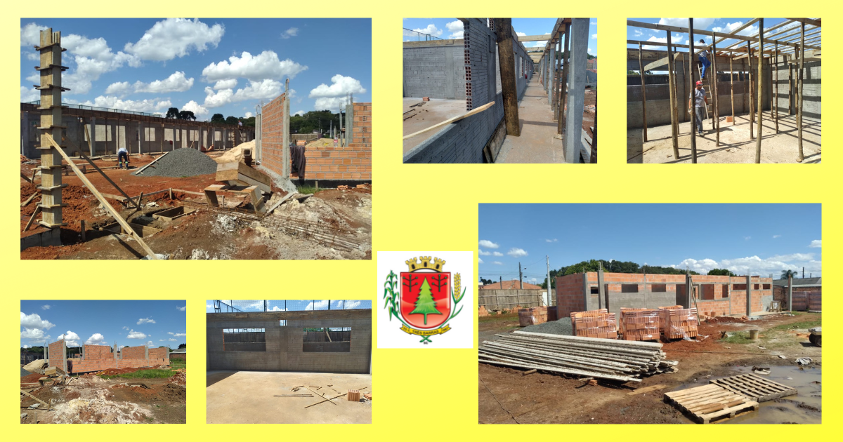 Unidade escolar está sendo construída no Distrito de São Cristóvão
