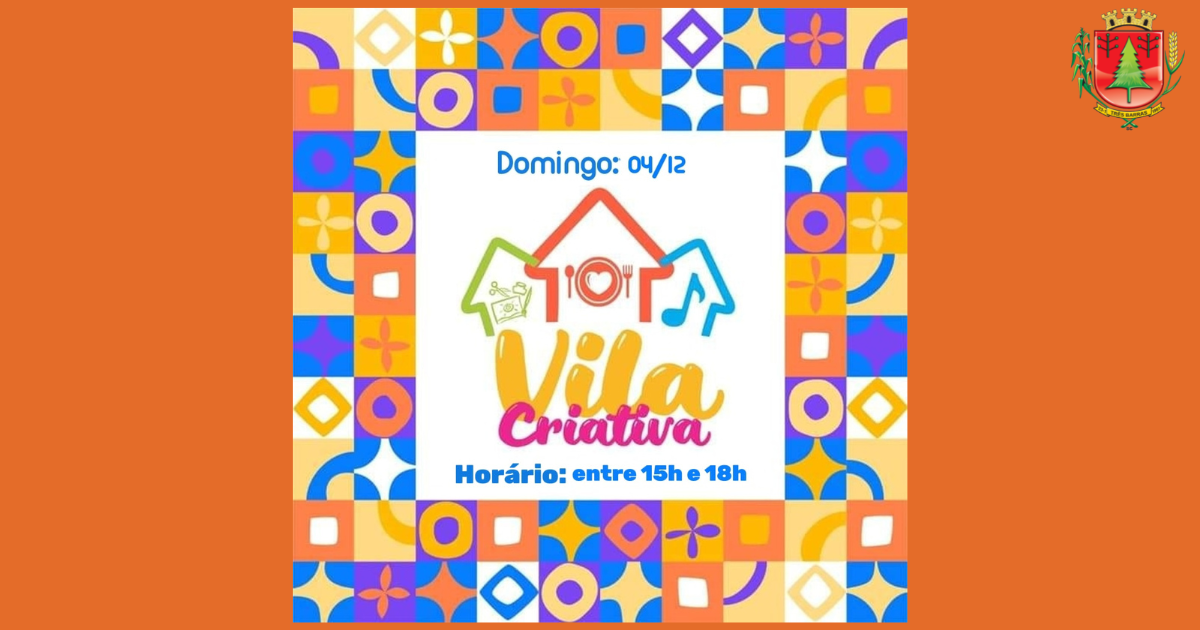 Domingo, 04 de dezembro, tem nova edição da Vila Criativa no centro de Três Barras