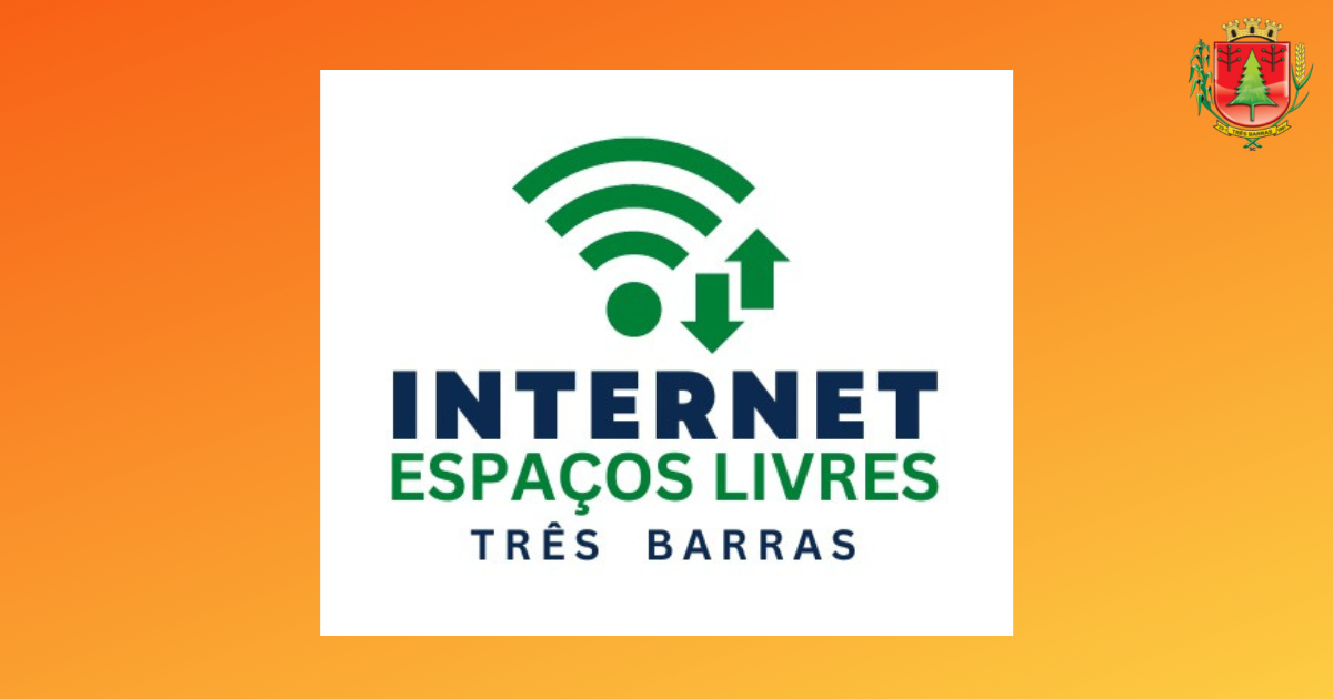 “Internet Espaços Livres”: 4 locais de Três Barras ganham conexão gratuita à rede sem fio