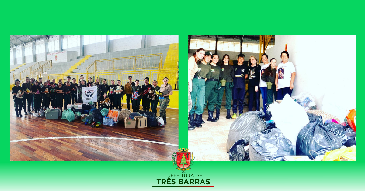 PROA: gincana arrecada mais de 2 mil donativos às famílias necessitadas de Três Barras