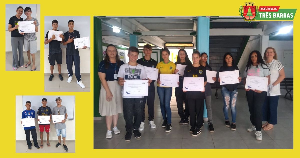 Cursos: parceria entre município e Senac forma 97 alunos em Três Barras