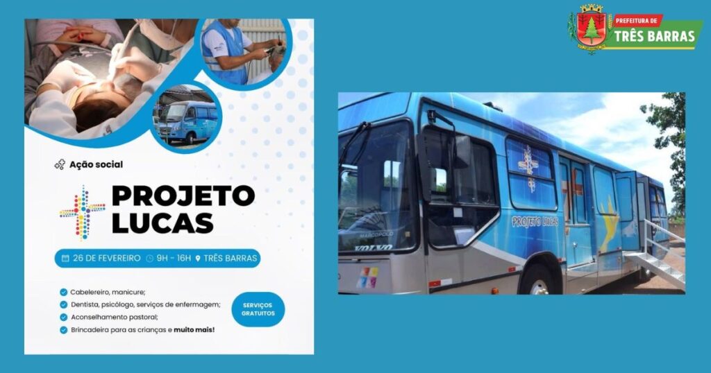 UBS Venceslau Cardoso receberá unidade móvel do “Projeto Lucas” neste domingo, 26