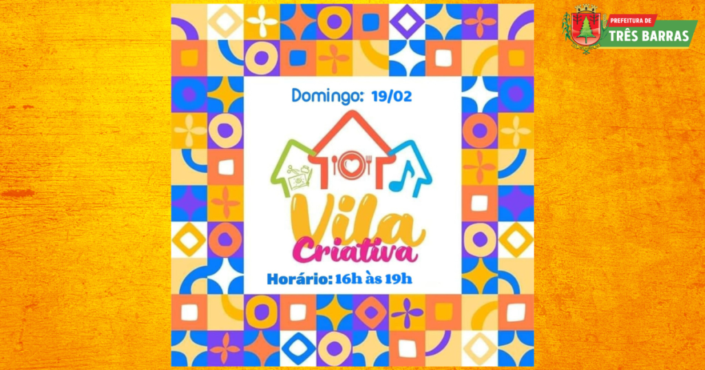 Vila Criativa retorna neste domingo, 19, com programação voltada à temática carnavalesca