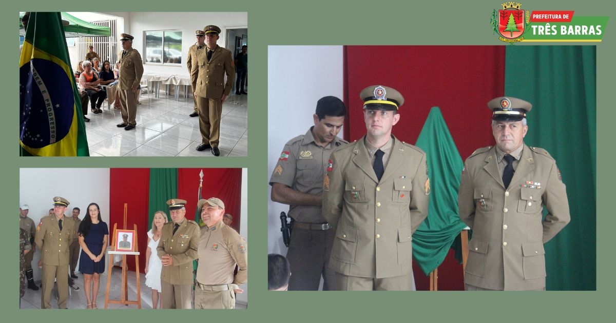 Solenidade marca passagem de comando no 3° Grupo da PM de Três Barras
