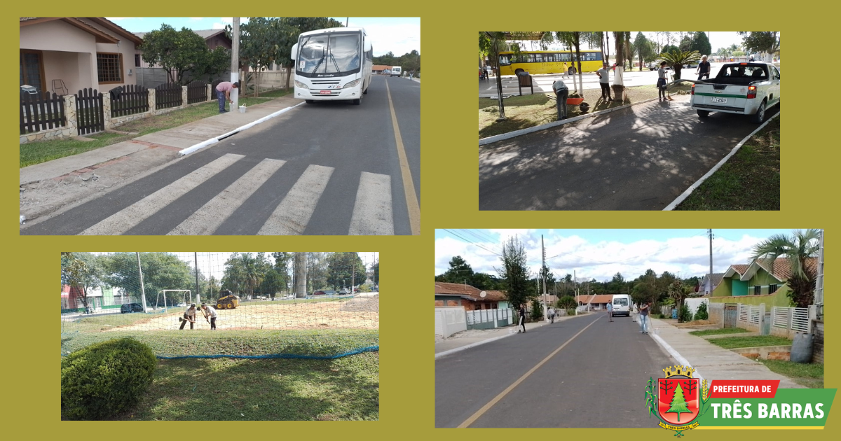 Secretaria de Limpeza e Urbanismo divulga cronograma semanal de atividades para Três Barras