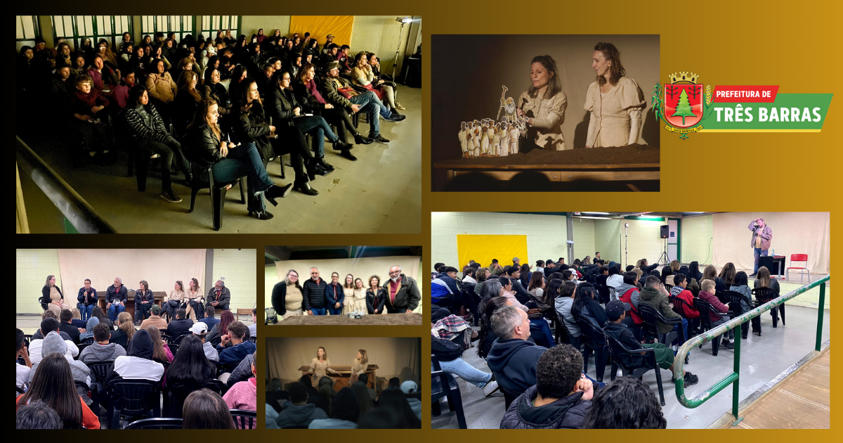 Apresentações de “Contestados” trouxeram história e cultura à população de Três Barras