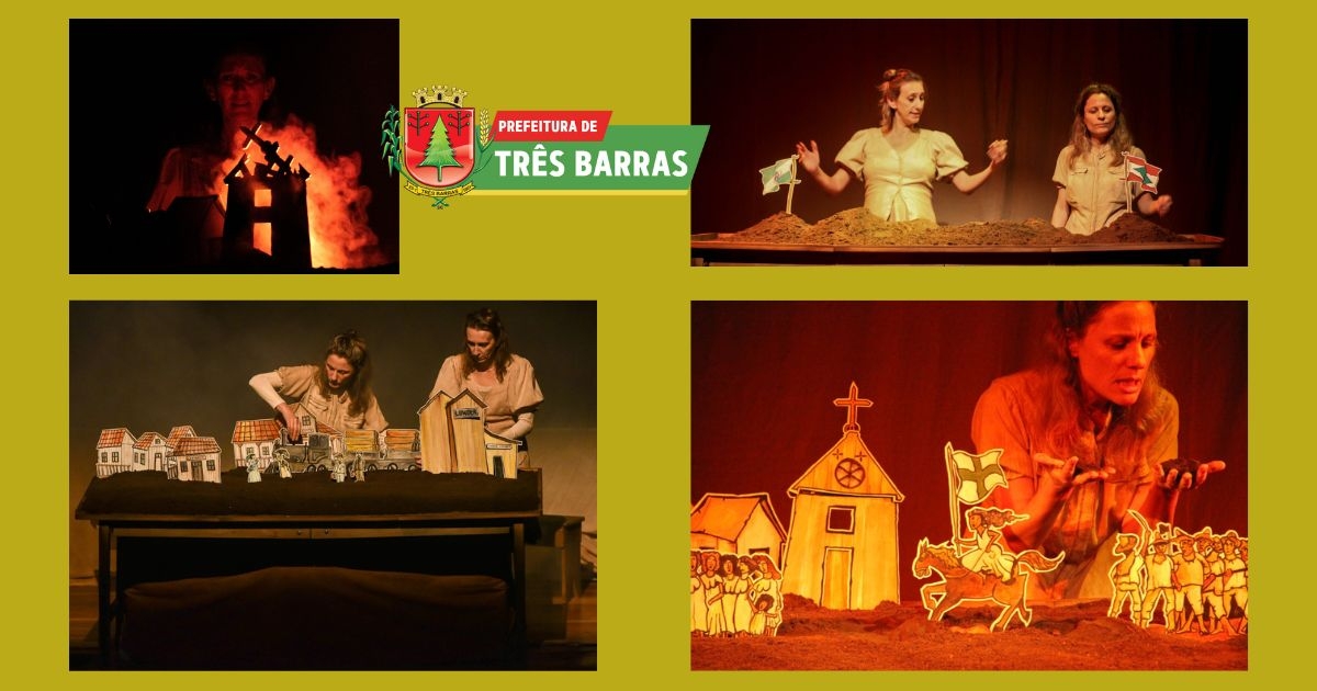 Três Barras receberá espetáculo teatral, exibição de documentário, palestra e roda de conversa sobre a Guerra do Contestado
