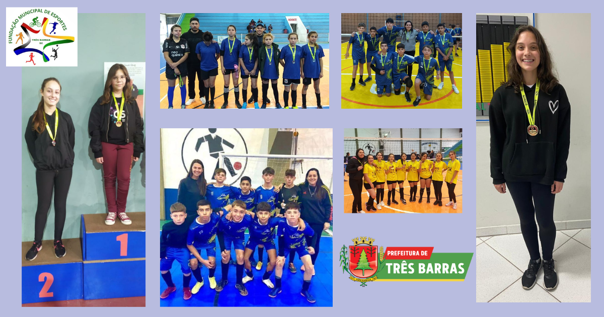 Saiba como foi a participação de Três Barras na etapa microrregional dos JESC 12 a 14 anos
