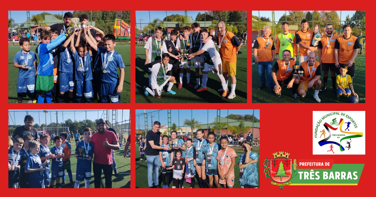 Torneio de Futebol Society movimenta o feriado municipal do Dia do Padroeiro de Três Barras