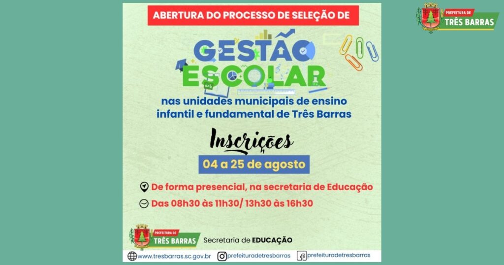 Errata do edital para o processo de seleção do plano de gestão escolar para as unidades de ensino infantil e fundamental