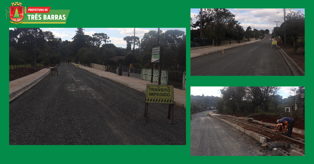 Obras de pavimentação asfáltica começam a ganhar forma no acesso ao bairro Bom Jesus