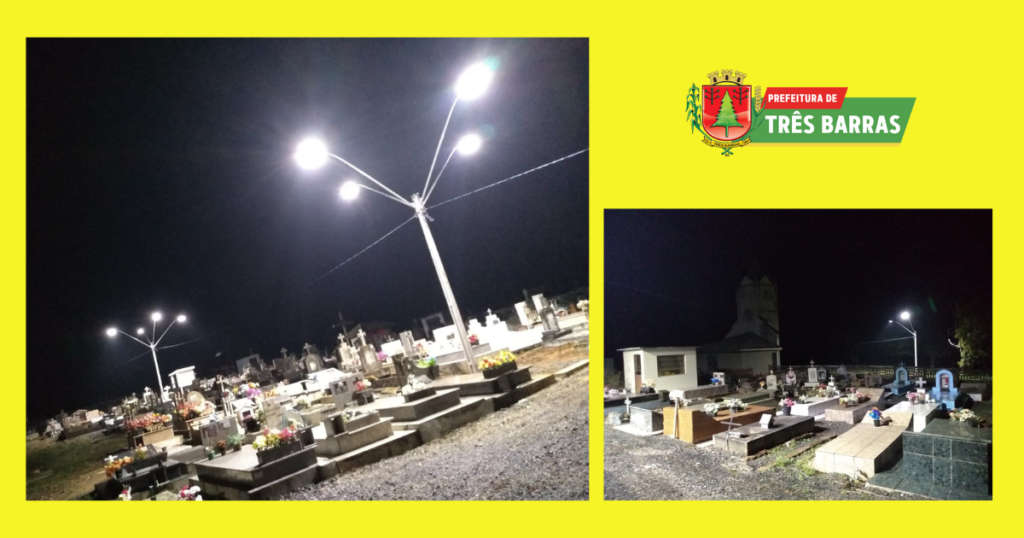 Cemitério de São João dos Cavalheiros recebe sistema de iluminação em LED