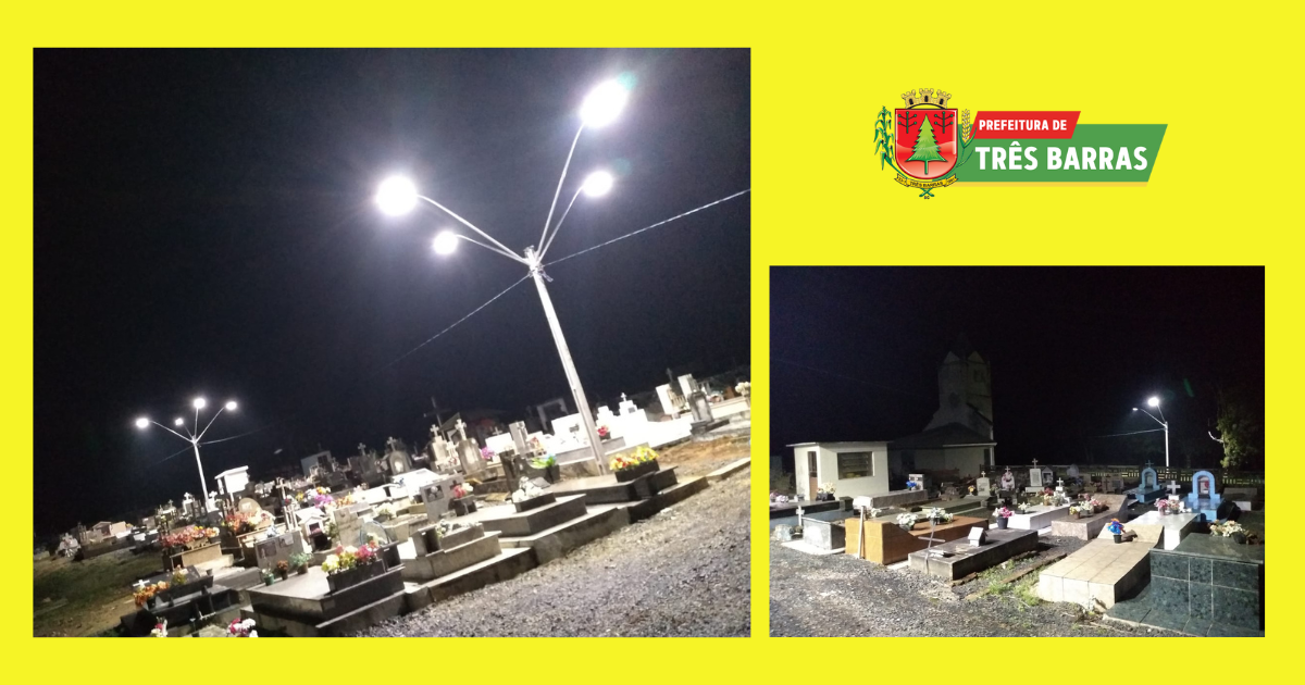 Cemitério de São João dos Cavalheiros recebe sistema de iluminação em LED