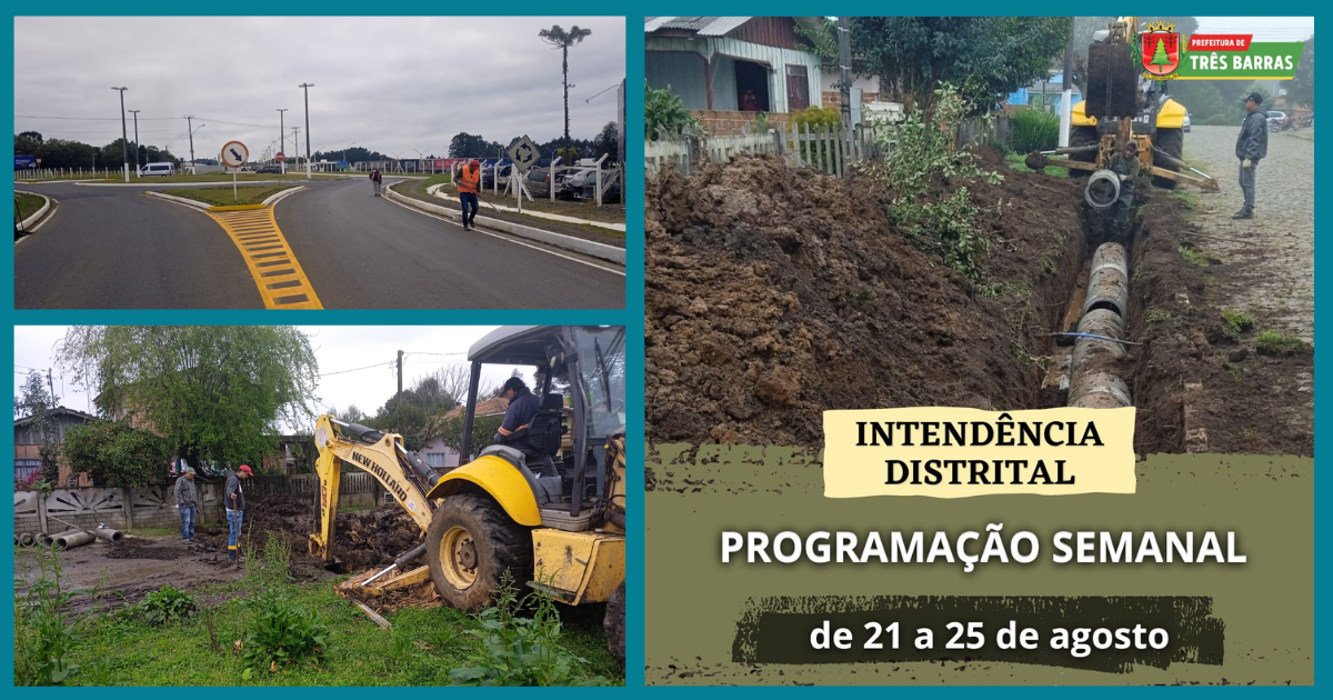 Intendência Distrital divulga cronograma de serviços para esta semana no São Cristóvão