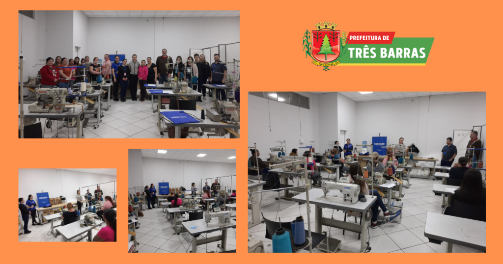 Qualificação: Prefeitura e Senai/SC iniciam nova turma do curso de Corte e Costura em Três Barras