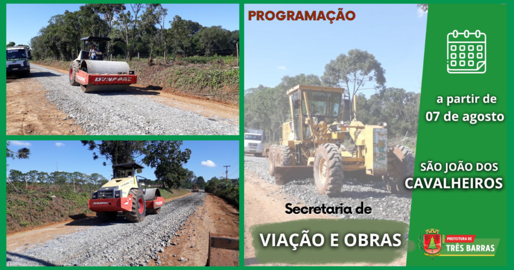 Secretaria de Viação e Obras deve permanecer de 20 a 30 dias na localidade de São João dos Cavalheiros