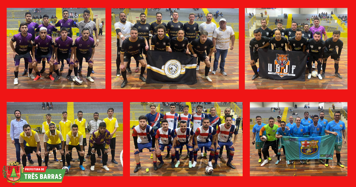 Campeonato de Futsal: 21 gols marcados pela terceira rodada da categoria Livre Masculino