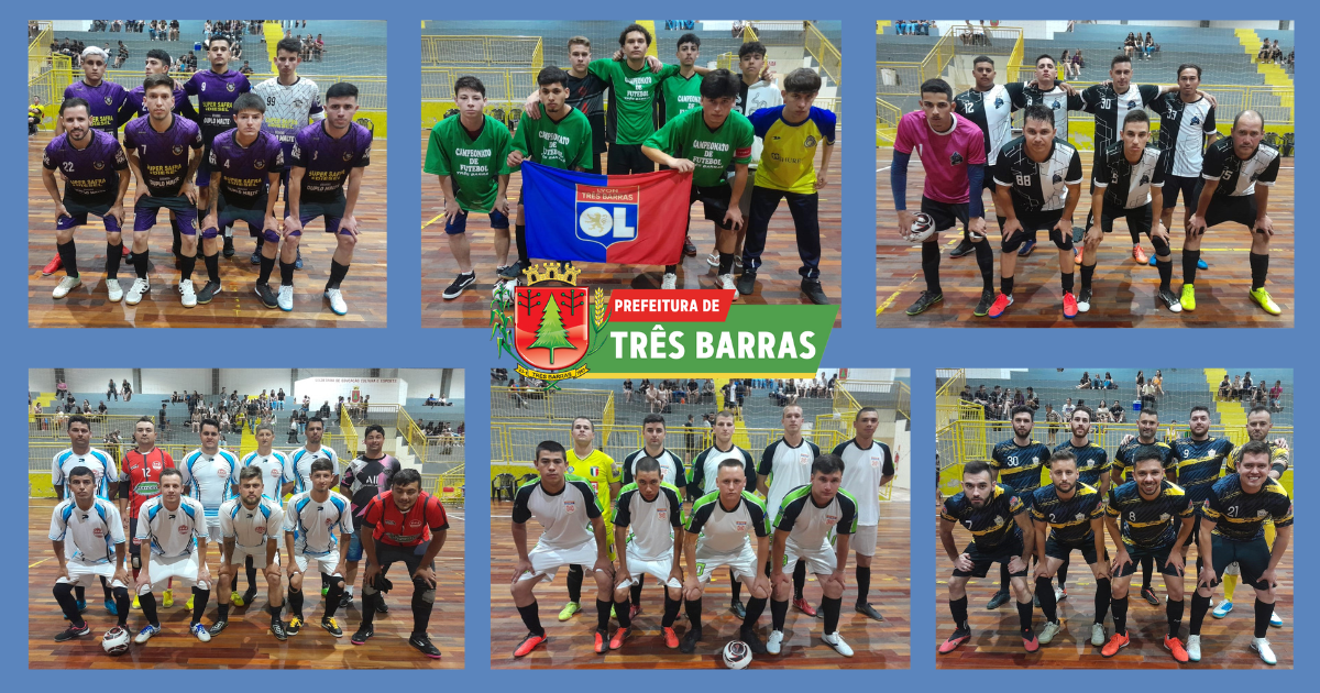 Confira os resultados da quinta rodada da categoria Livre Masculino do Campeonato Municipal de Futsal