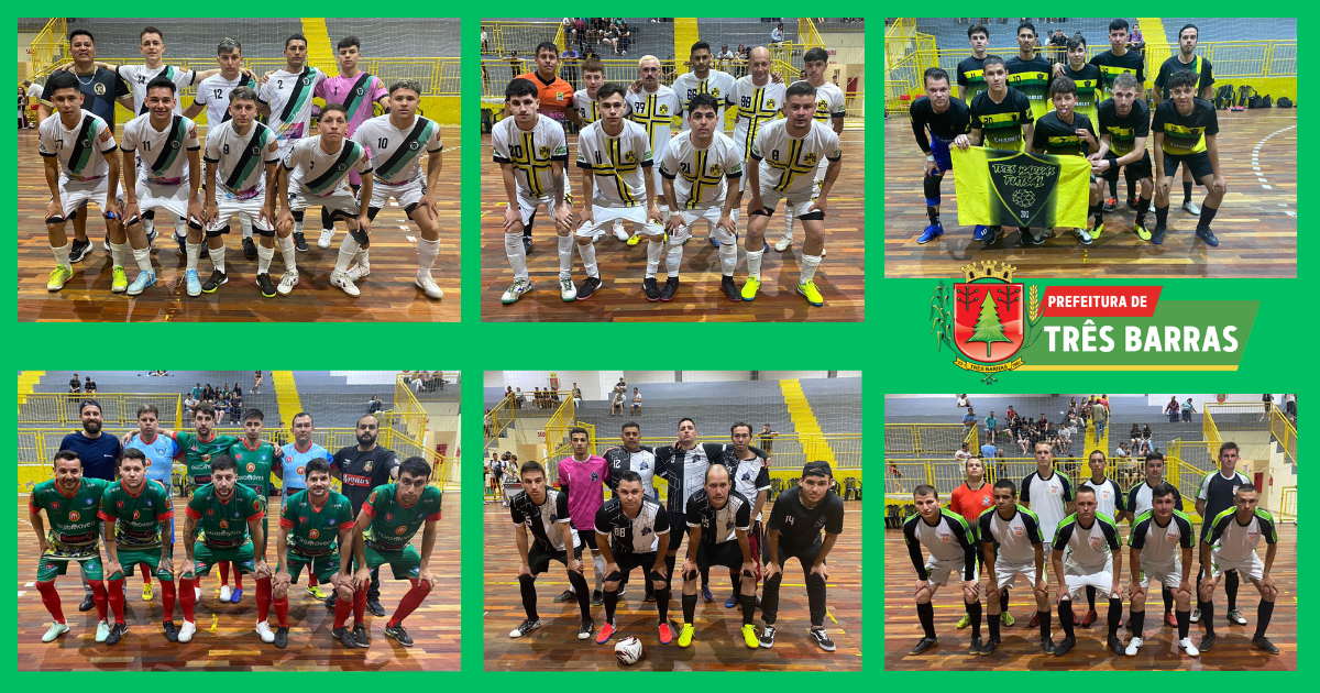 Futsal: sexta rodada da categoria Livre Masculino teve 11 gols e duas partidas empatadas