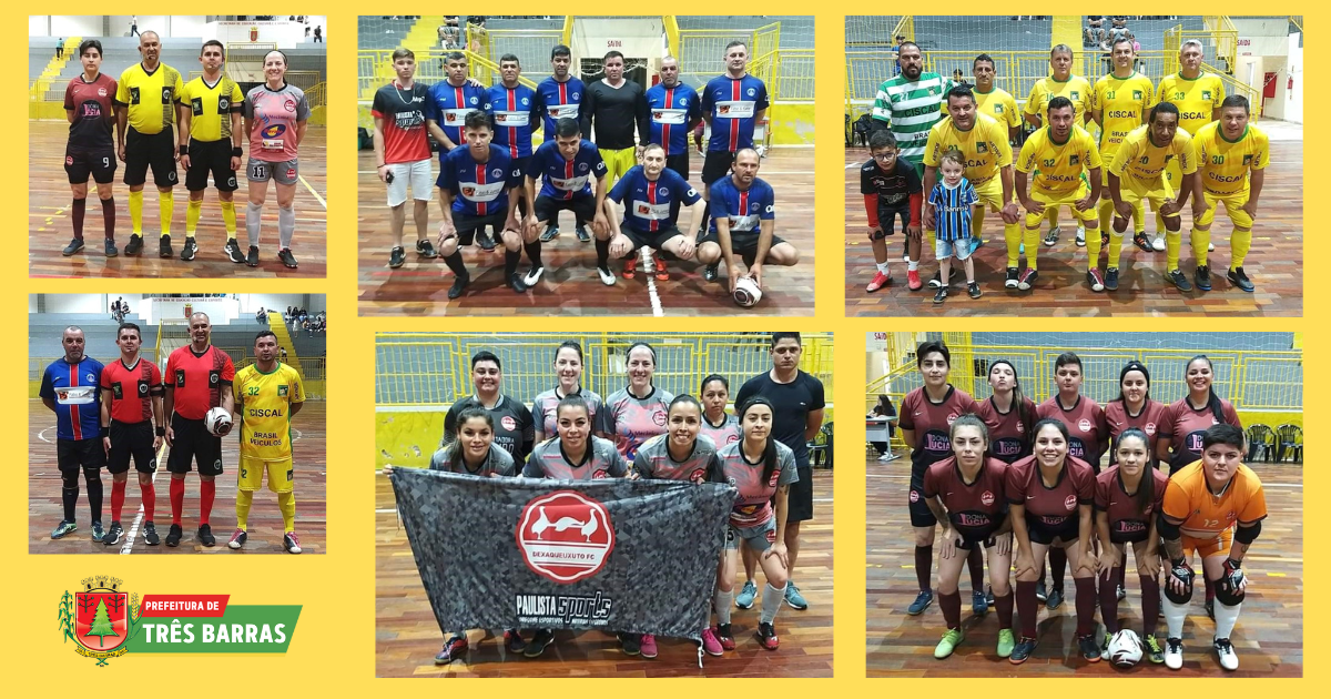 Municipal de Futsal: Confira os resultados da rodada inicial das categorias Livre Feminino e Veteranos