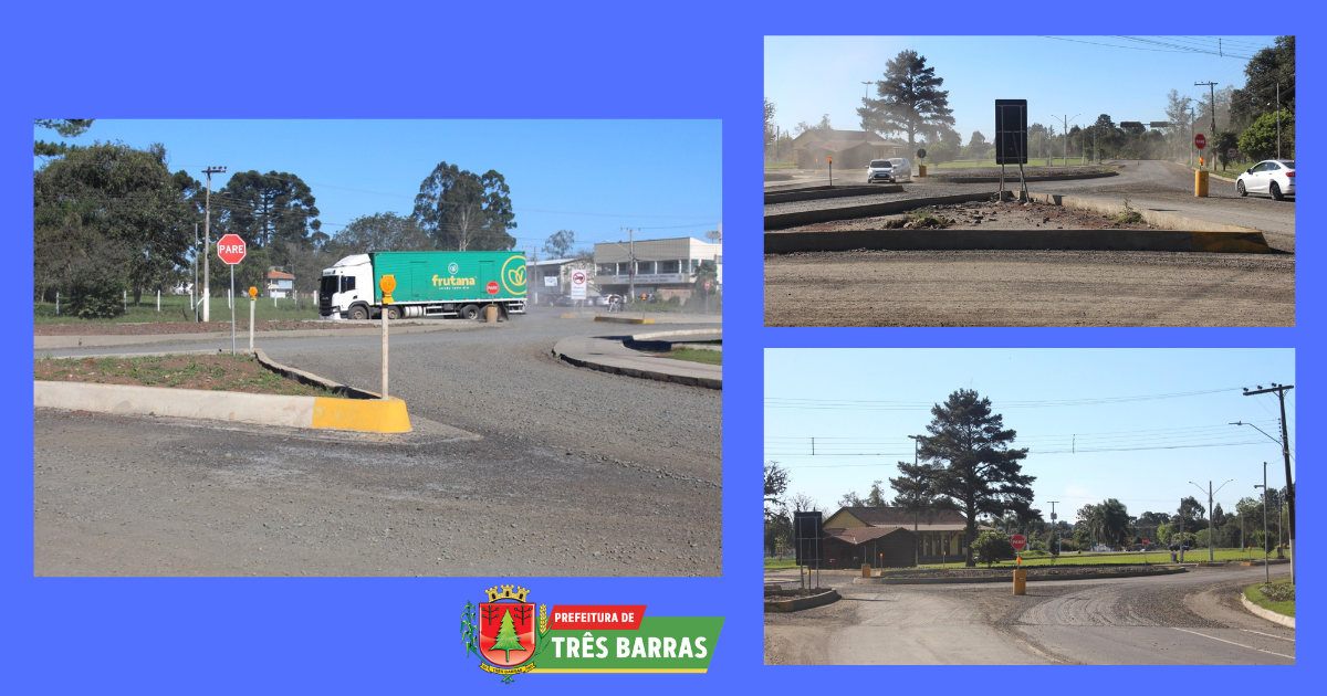 Prefeitura emite nota sobre o processo licitatório para a obra de pavimentação na rotatória central de Três Barras