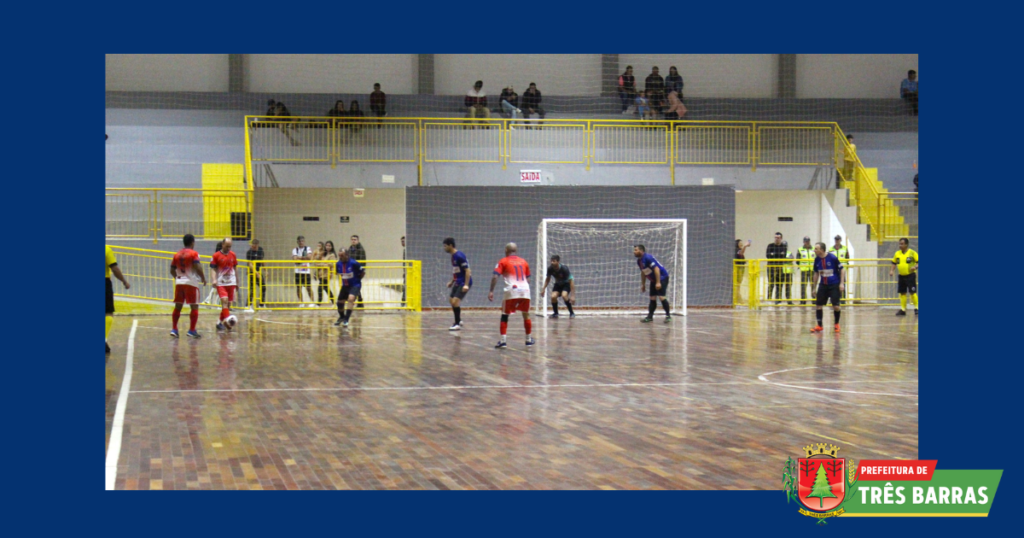 Três jogos abrem nesta segunda-feira, 11, o Campeonato Municipal de Futsal; Confira a tabela